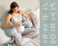 Meðgöngupúði | Pregnancy Pillow Eucalyptus