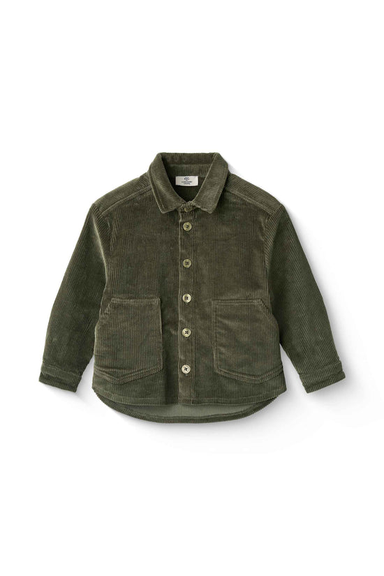 Flauelisskyrta | Corduroy Overshirt DK Green