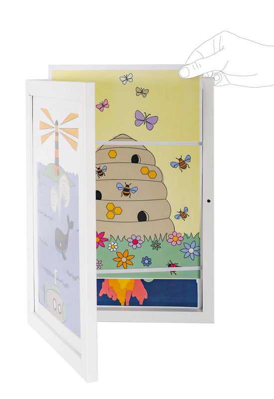 Myndarammi | Kids Gallery Frame White