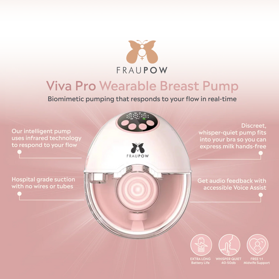 Handfrjáls Brjóstapumpa | Fraupow Viva Pro Wearable Hands-Free Breast Pump