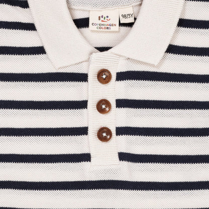 Bolur | Striped Pique Polo