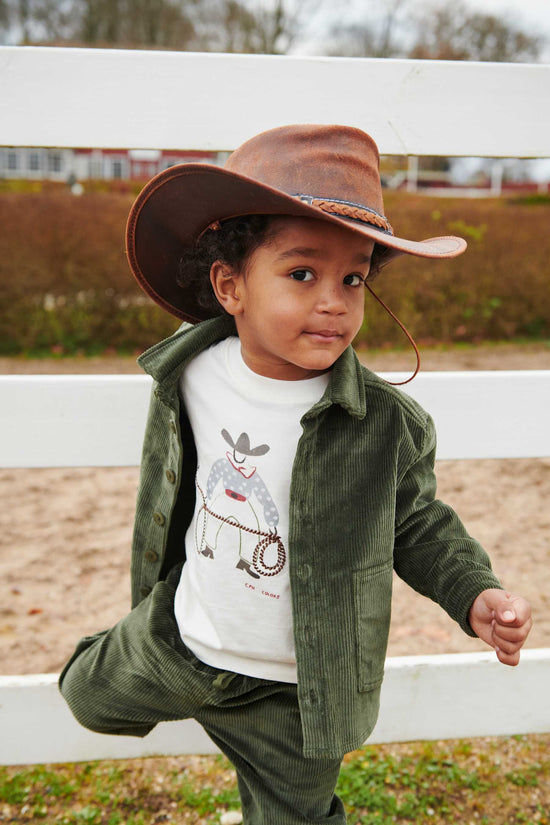 Bolur | LS Cowboy Print Cream