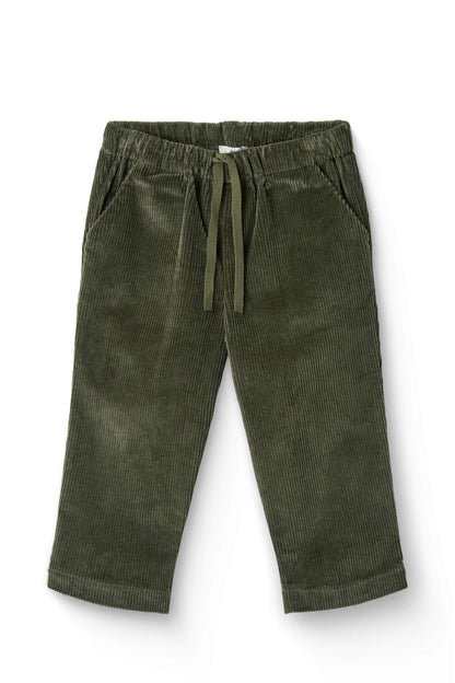 Flauelisbuxur | Corduroy DK Green