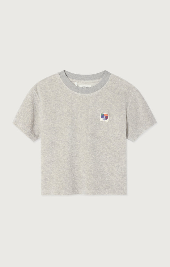 Stuttermabolur | Dytown Heather Grey