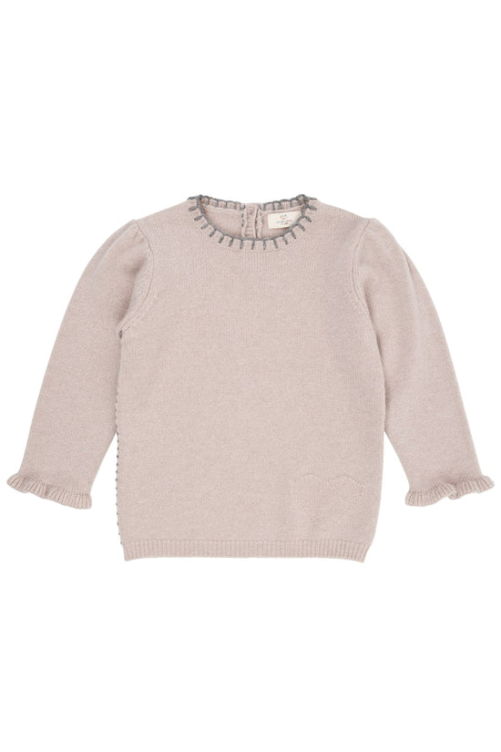 Kasmír Peysa | Cashmere Blouse Heart Beige