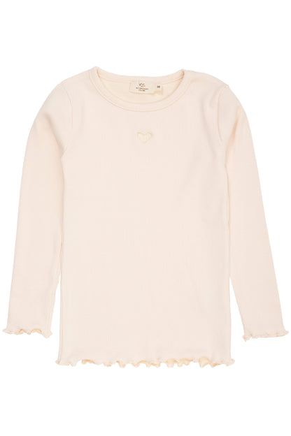 Bolur | Modal Rib w.Heart Hole Dusty Rose