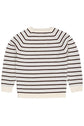 Ullarpeysa | Merino Classic Rib CreamBrown&DustyBlue