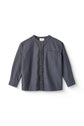 Skyrta | Check Placket Brown&Blue
