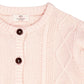 Prjónuð Peysa | Knitted Cardigan Soft Pink