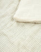 Sængurver | Wabi Sabi Washed Double Muslin Blue Grid