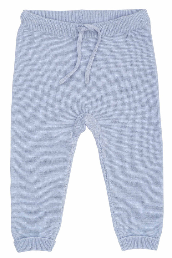 Ullarleggings | Merino Baby Garter Stitch Dusty Blue