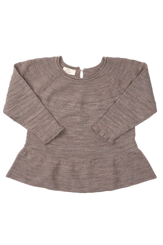 Peysa | Merino Frill Cream Melange