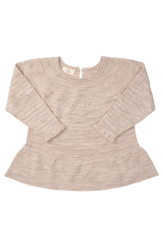 Peysa | Merino Frill Cream Melange