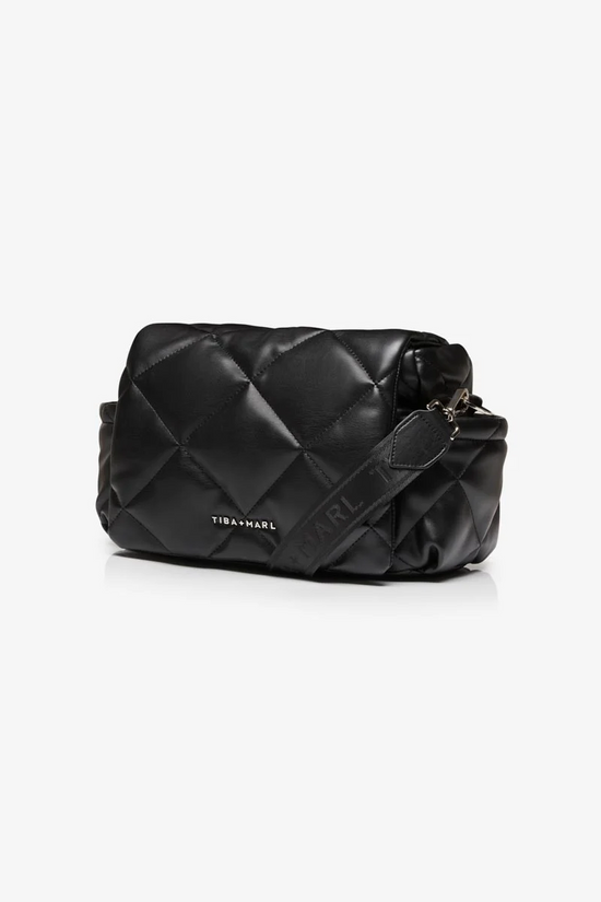 Nova Eco Compact Changing Bag | Quilted Black