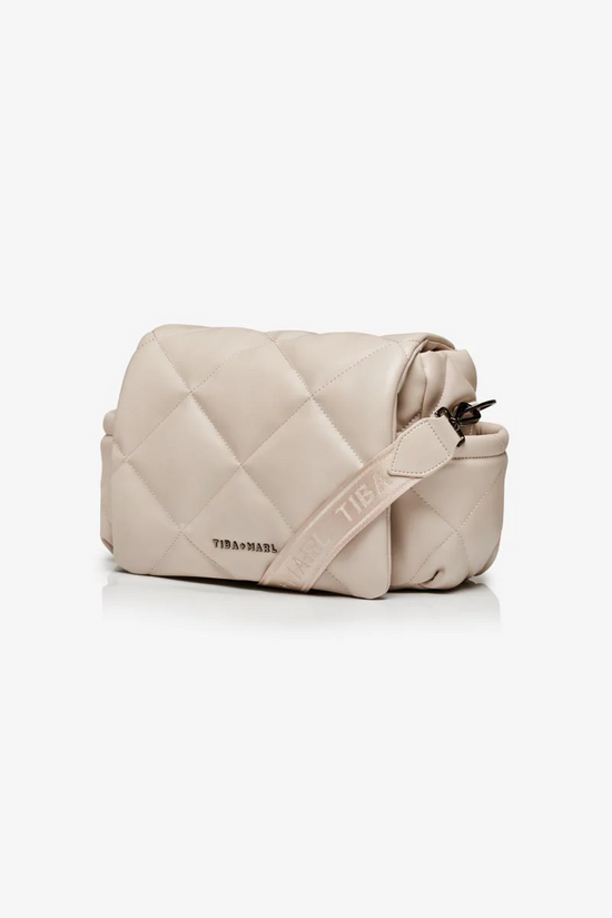 Nova Eco Compact Changing Bag | Quilted Oyster