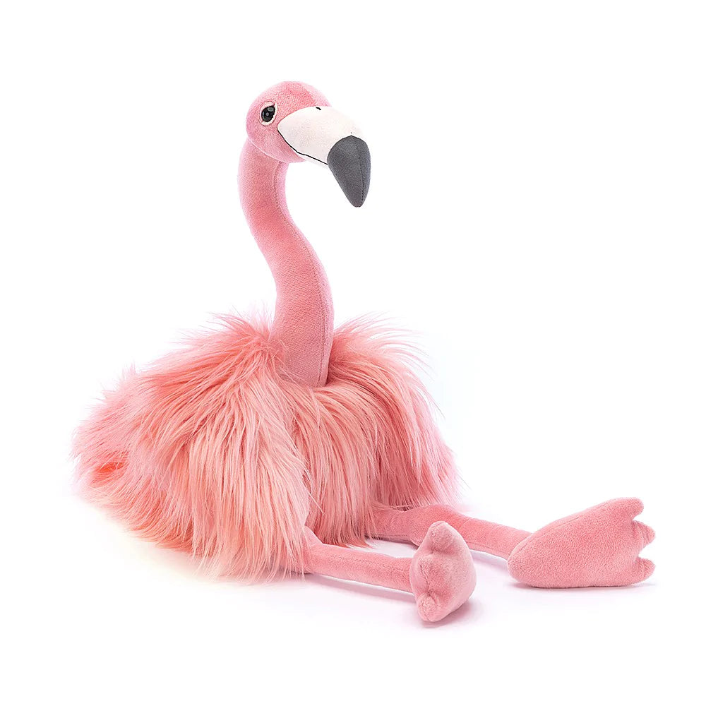 Mjúkur flamingo fugl bangsi 