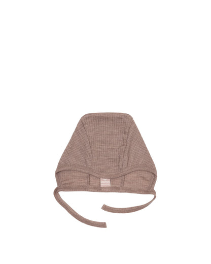 Ullar húfa reimuð fyrir börn